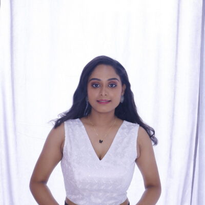 White Sleeveless Blouse