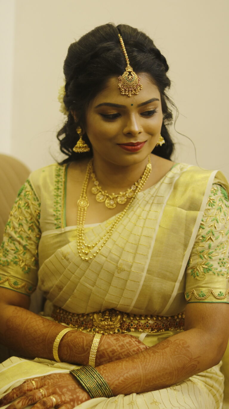Kerala Saree makeup