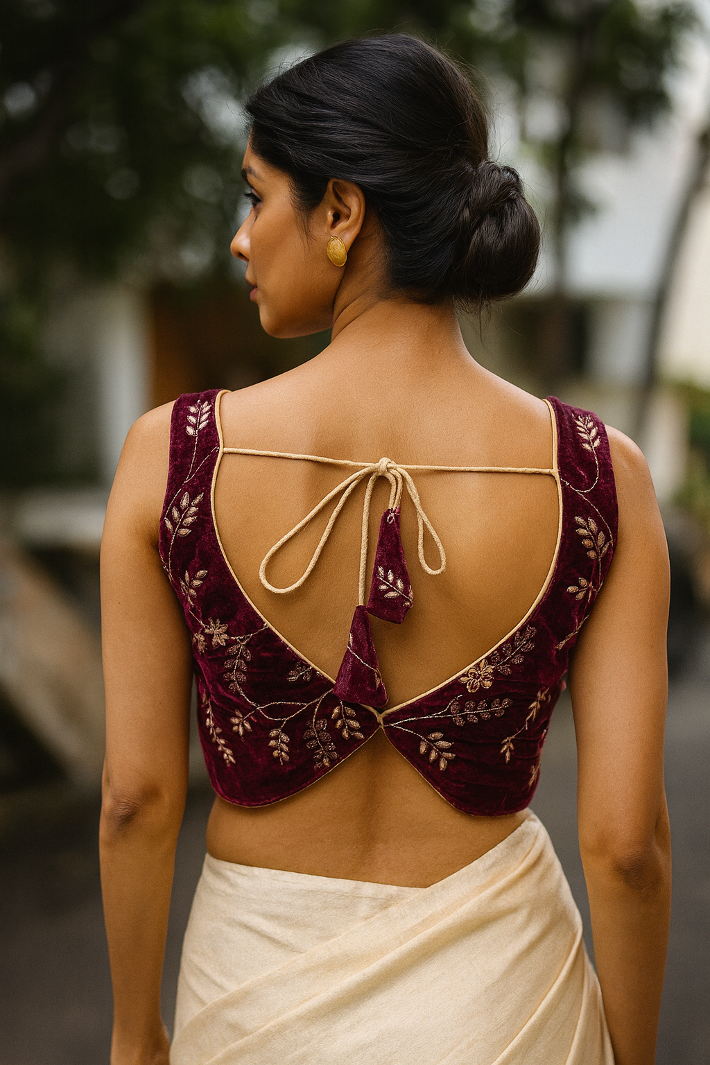 velvet blouse - Image 5