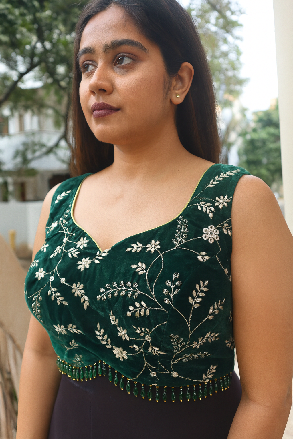 velvet blouse - Image 3